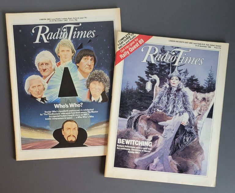Classic Doctor Who Radio Times Magazines