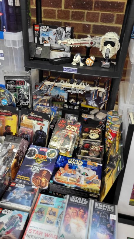 If it’s Star Wars, it's on my table! A close up of Star Wars nostalgia.