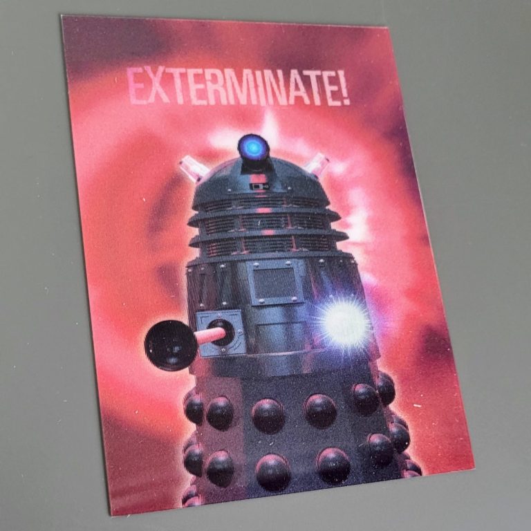 The Dalek Sec Lenticular Postcard