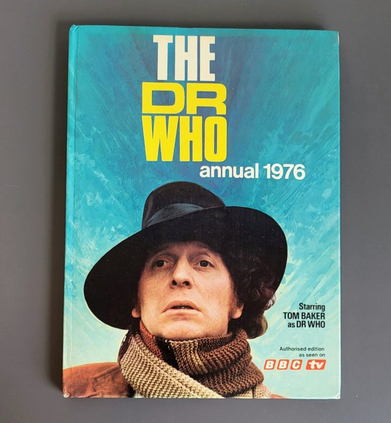 The Doctor Who Annual 1976 with Tom Baker on the cover
