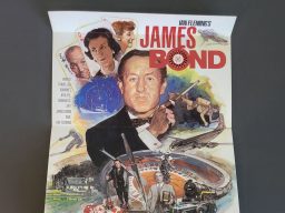 Ian Fleming's James Bond Stamps Poster
