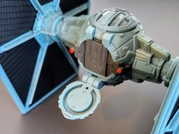 Action Fleet TIE Fighter fold-down rear exhaust (carry handle)
