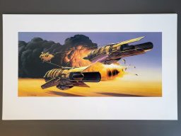 The Star Wars Episode I reproduction fine art print of Anakin's Pod Racer