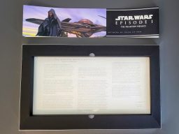 The Star Wars Episode I Artwork Portfolio Box inside