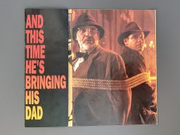 Indiana Jones and the Last Crusade Flyer with fold out reveal