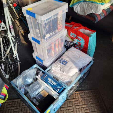 All packed up! Packed up for Comic Con