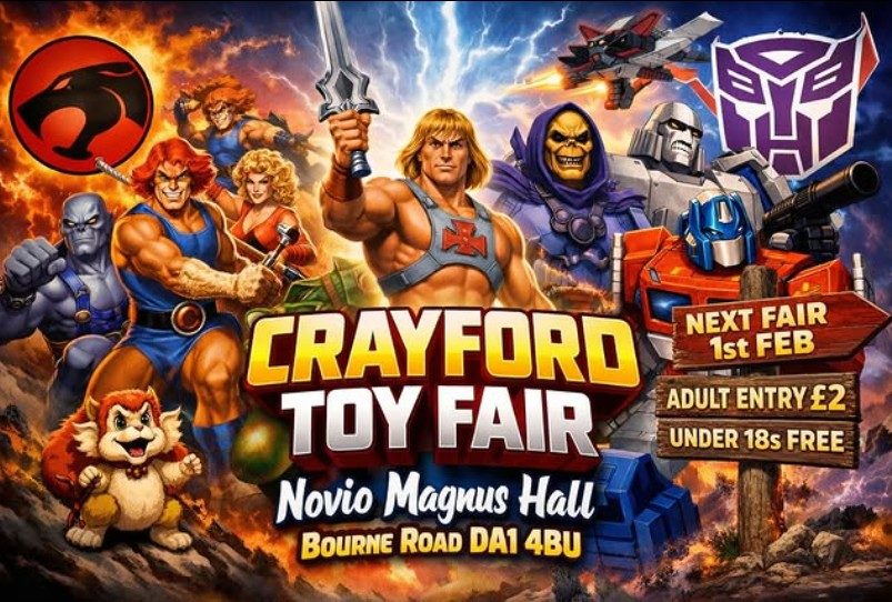 Crayford Toy Fair - 1st Feb 2026 Poster Crayford Toy Fair - 1st Feb 2026 Poster