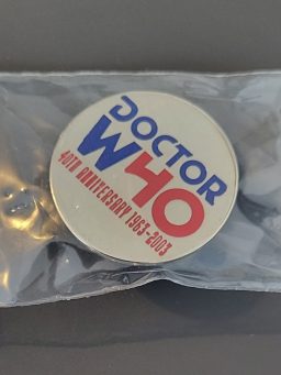 Doctor Who 40th Anniversary Metal Pin Badge